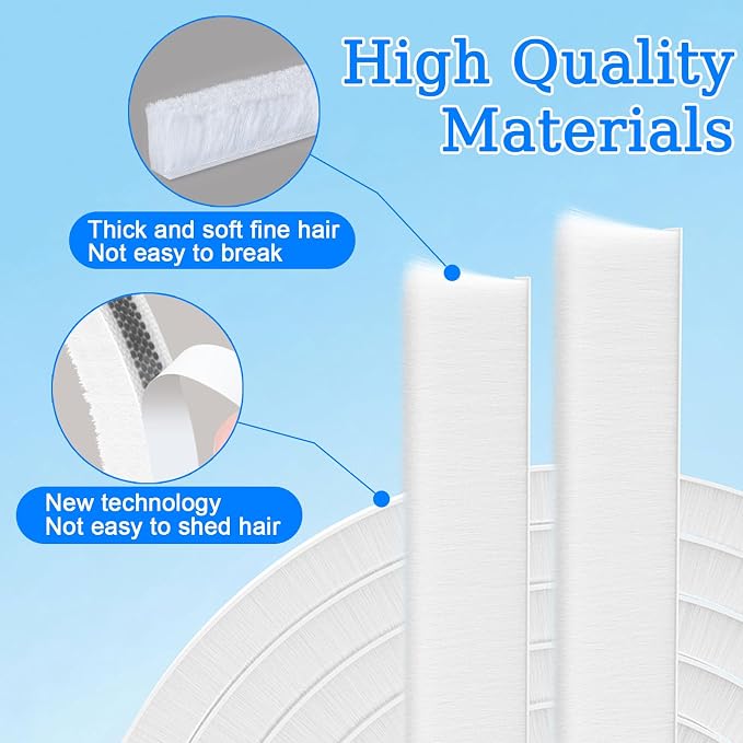 Weather Stripping Door Window Seal Strip 33 Ft, Selfadhesive Strong Adhesion - Image 3