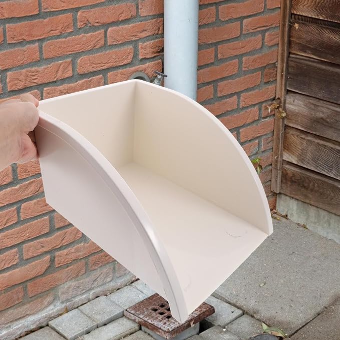 OSALADI Rain Water Collection Rain Gutter Downspout Splash Blocks Gutter - Image 3
