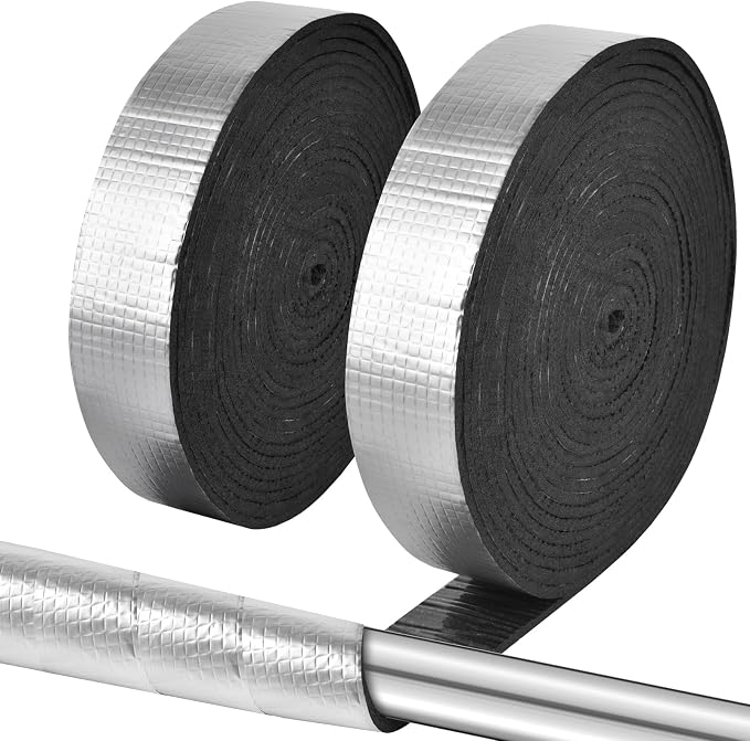 Pipe Wrap Insulation - 33 ft Outdoor Pipe Foam Insulation Tape Self Adhesive by LANBEAUTIFY