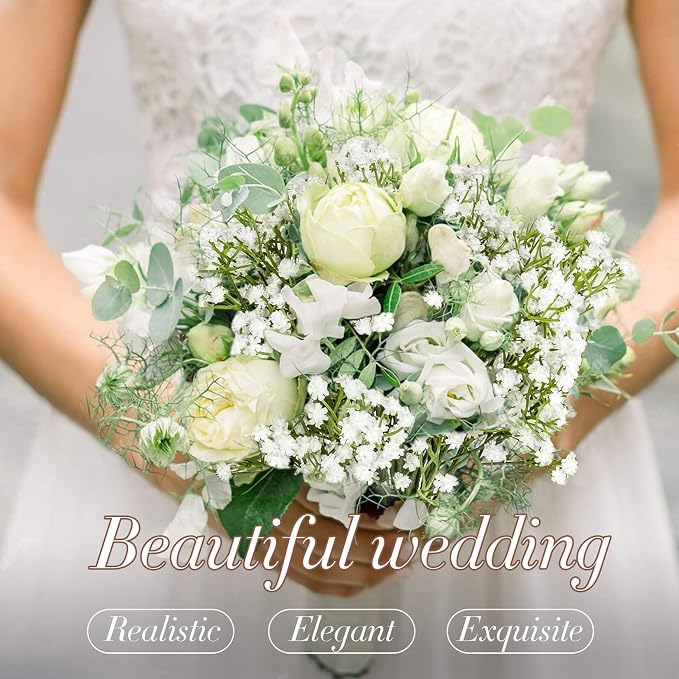 MAQIHAN 6 Babys Breath Artificial Flowers - Image 6