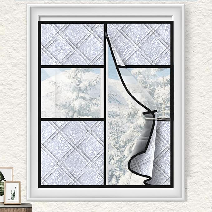 47" X 63" Visible Thermal Window Cover Insulation Kit by Unknown