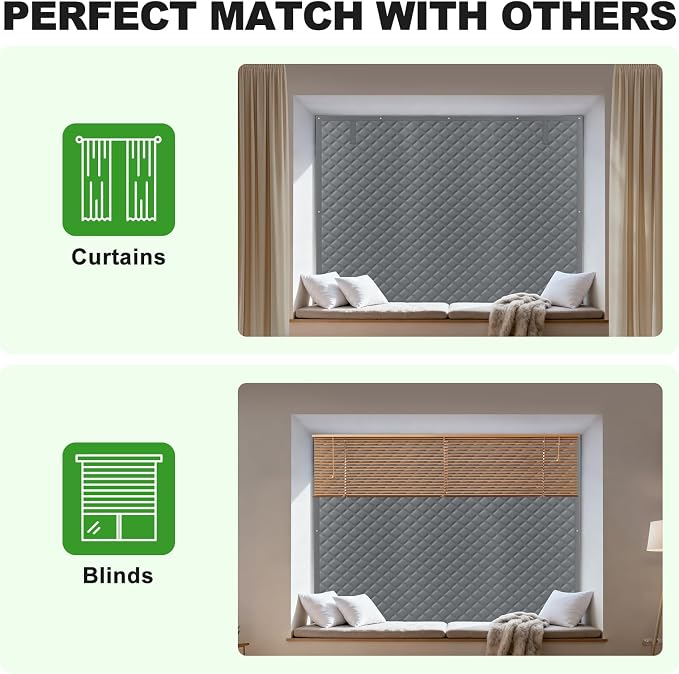 Thermal Window Cover, Window Covers Fits Up to 3 x 5 Ft Window - Image 7
