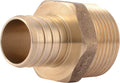 SharkBite 1 Inch Crimp MNPT Male Adapter, Brass Plumbing Fitting, PEX Pipe by SharkBite