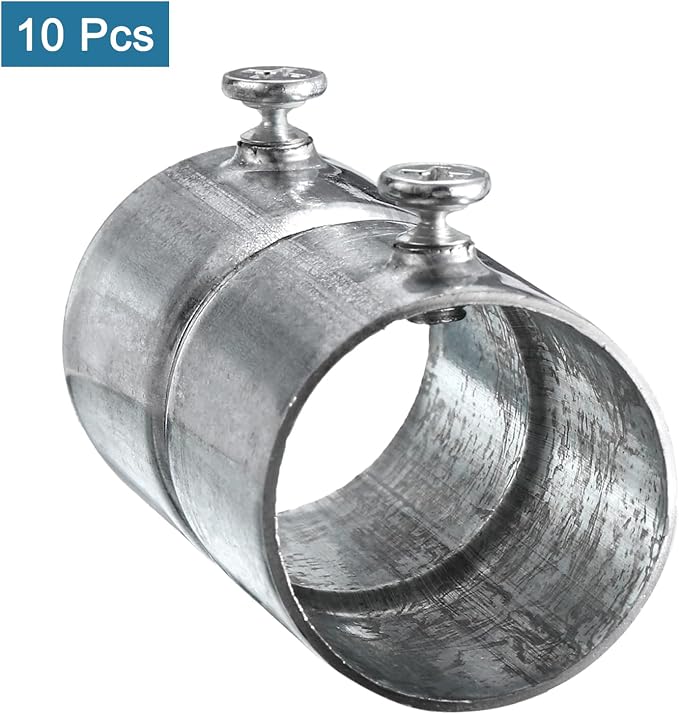 uxcell EMT Coupling, 25mm EMT Set Screw Coupling Conduit Fittings 57mm Length - Image 3