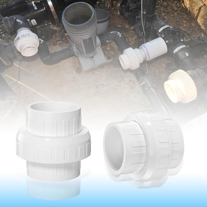 4PCS 1-1/2" PVC Union Coupling, Furniture Grade PVC Union - Image 7
