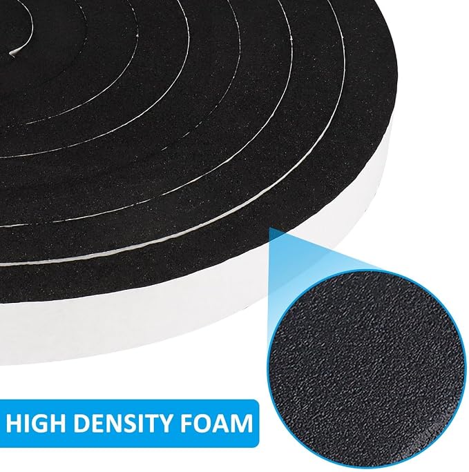 DGSL Foam Weather Stripping, 13Ft Door Window Seal Tape | Self Adhesive - Image 2