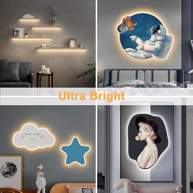 Lamomo LED Strip Lights, Tunable White Neon Rope Lights - Image 5