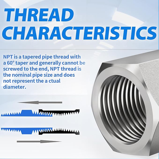 ChillWaves 304 Stainless Steel In-Line Split Check Valve 1" NPT Female Thread - Image 6