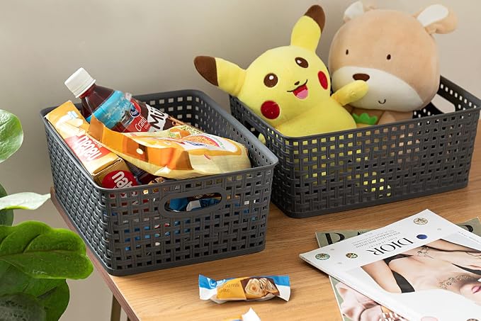 Eslite Plastic Storage Baskets for Organizing - Image 5