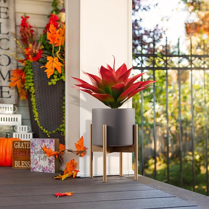 Velener Fall Fake Agave Artificial Plant, Unpotted Faux Agave Stems Plant - Image 3