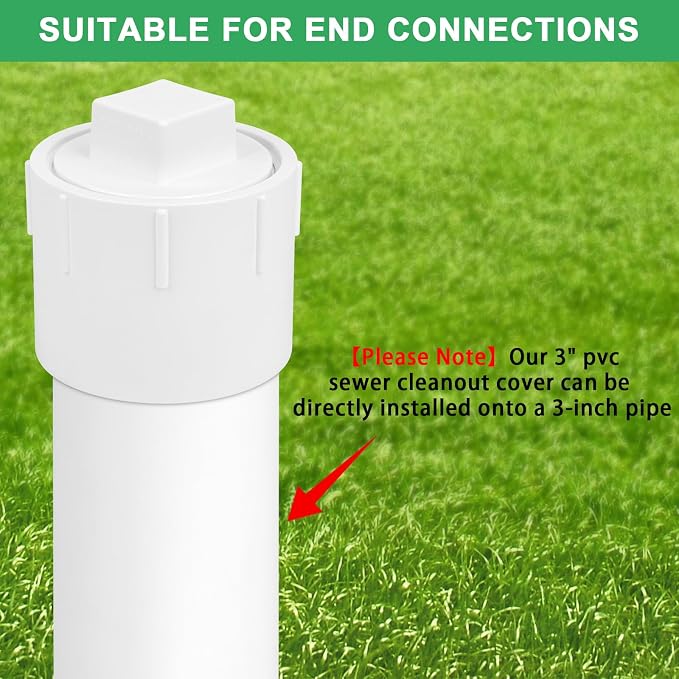 2Pack 3" PVC DWV Female Adapter - Image 3