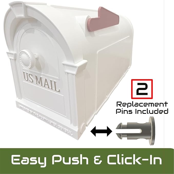 Hampton/Ambrose Mailbox Postal Pro Hinge Pin Replacement, Compatiable - Image 2