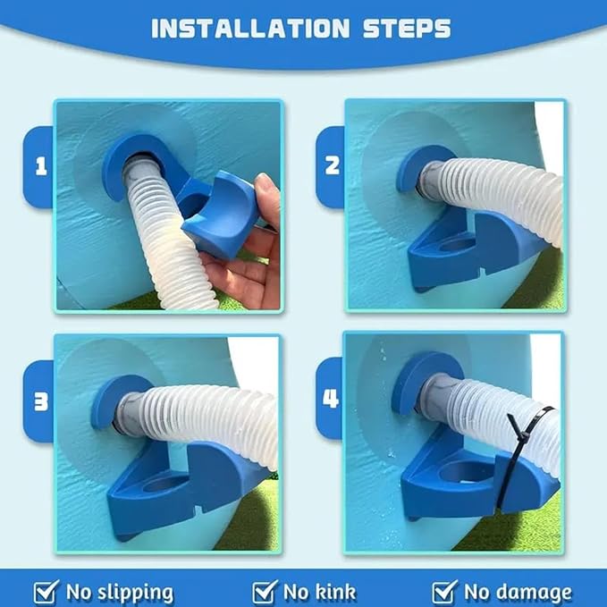 3 Pack Swimming Pool Pipe Support Holders - Image 6