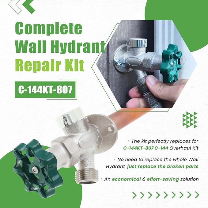 C-144KT-807 Wall Hydrant Complete Service Kit, - Image 2