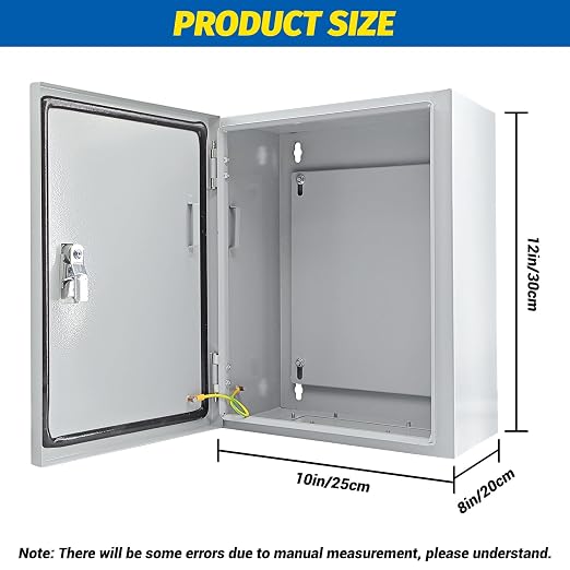 Electrical Box 16 x 12 x 8'' Steel Electrical Junction Box，NEMA 4X Steel - Image 7