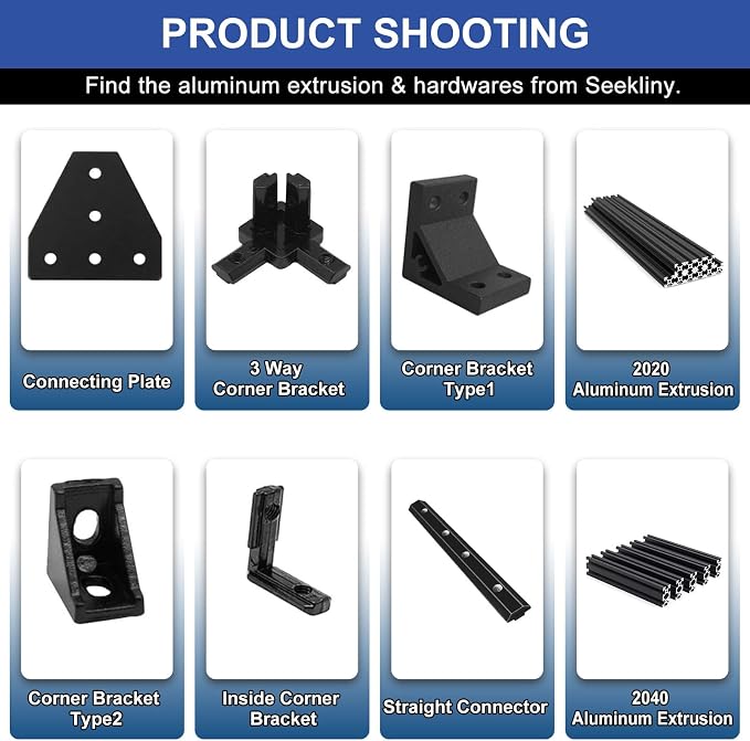8pcs 3030 45/135 Degree Corner Bracket Connector 3030 Extrusion Hardware T-Slot - Image 5