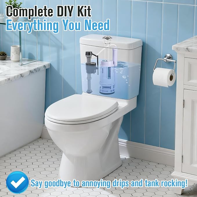 3-Inch Dual Flush Valve & Fill Valve Replacement Kit - Image 7