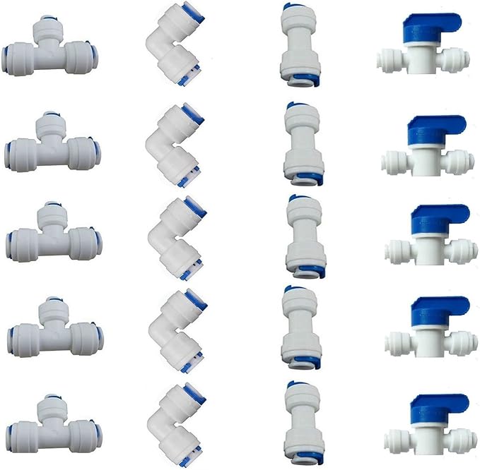 Liimevvon 1/4" OD Quick Connect Push In to Connect by Liimevvon