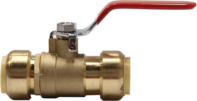 EFIELD 1/2 Inch Push-Fit Full Port Ball Valve | - Image 3