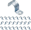 ISPINNER 25pcs 3/4 Inch Zinc Plated Steel EMT Pipe Straps by ISPINNER