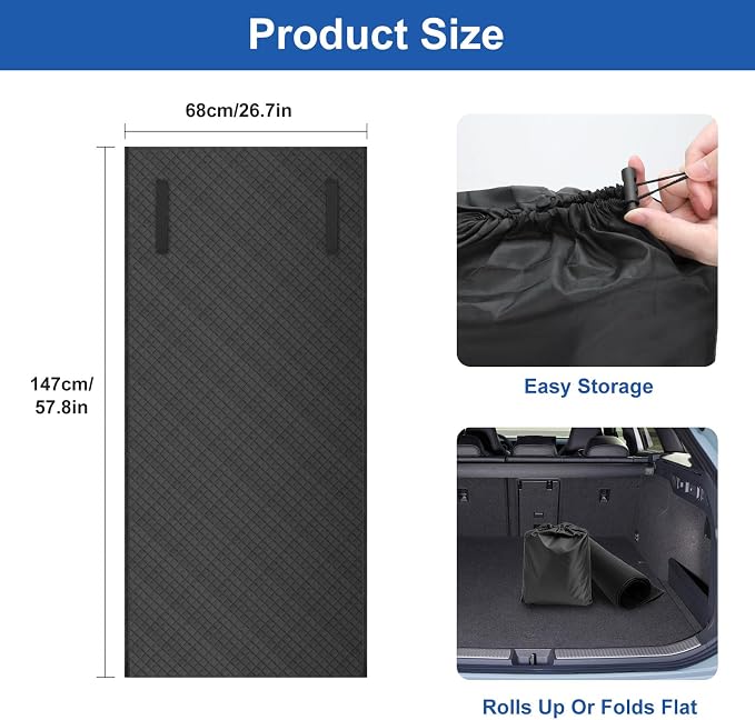 Linkstyle Magical Rolling Creeper Mat, 58×27 Inch Mechanic Creeper Mat - Image 2
