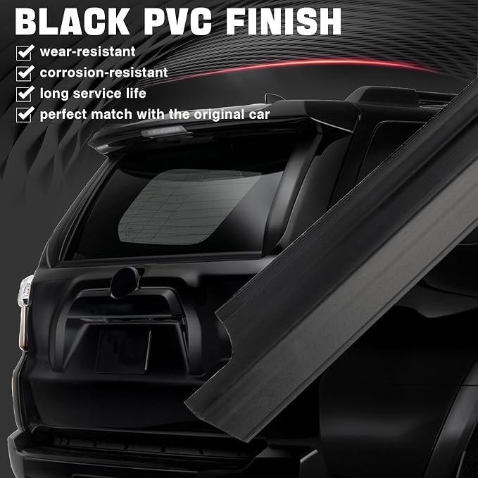 Rear Tailgate Liftgate Trunk Hatch Car Outer Door Window Moulding Sweep Felt - Image 3