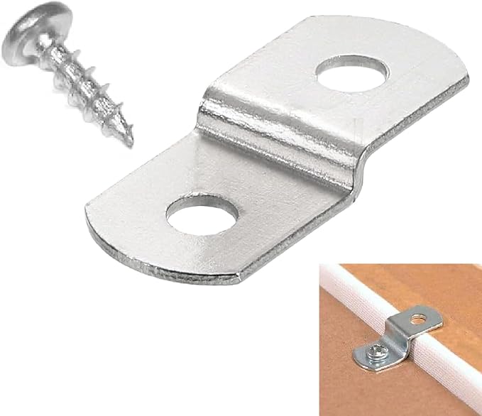 Canvas Clips 8-Pk: or Choose Your Length; Mirror Picture Frame or Artwork by Unknown