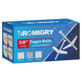 3/8"x4" Toggle Bolts 3/8 inch Wall Anchors by HROMIGRY