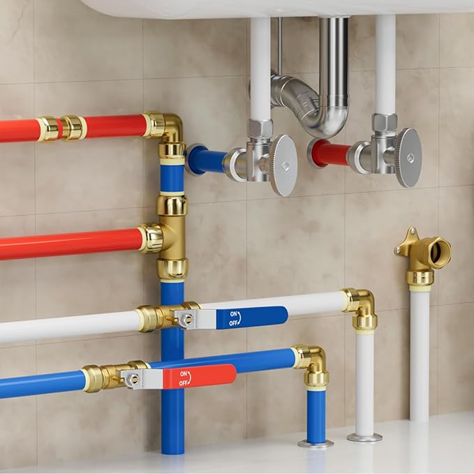 6piece EFIELD 3/4 Inch Straight Coupling Push-Fit Fitting | Connect Pex - Image 7