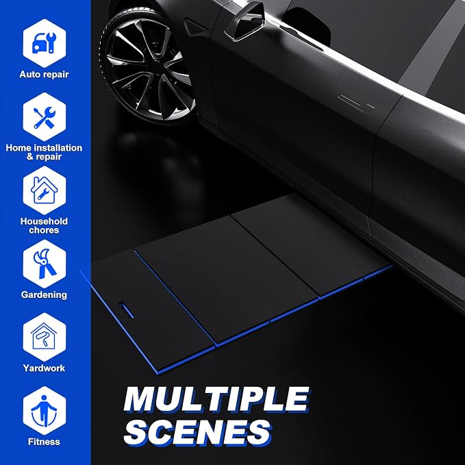 22.8" Wide Mechanic Mat Foldable EVA Kneeling Pad - Image 6