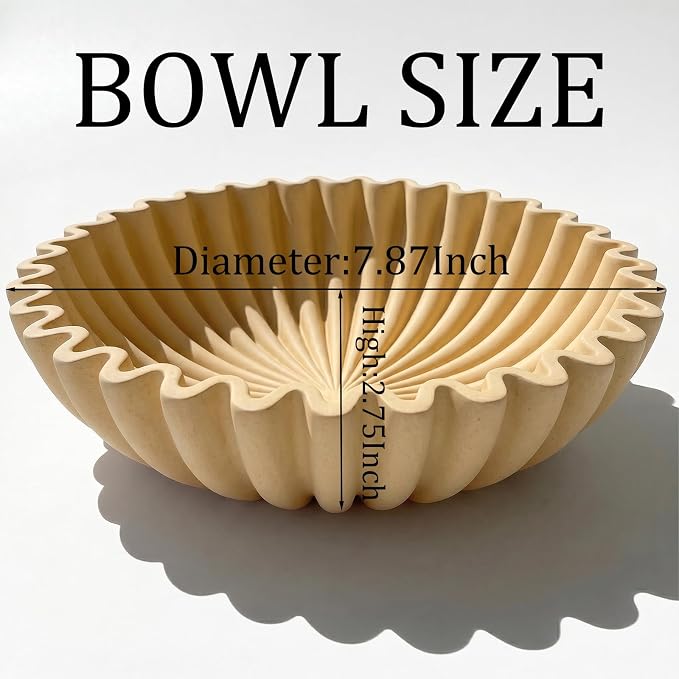 Decorative Bowls for Home Decor | Medium Model Fruit Bowl for Kitchen Counter - Image 2