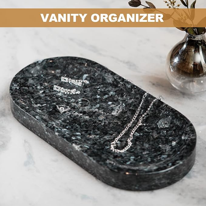 Norwegian Natural Granite Bathroom Tray, Decorative Tray, Bathroom Countertop - Image 6