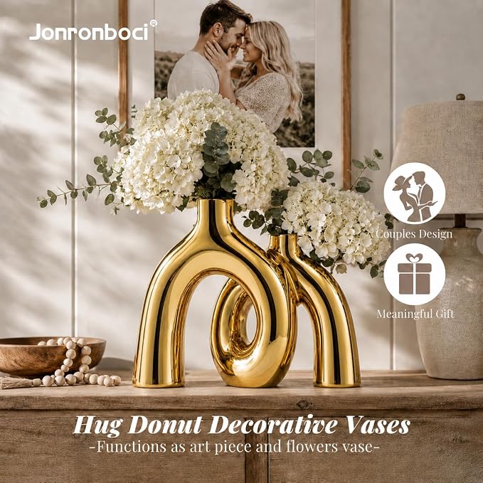 Hug Donut Decorative Vase Set - Image 2