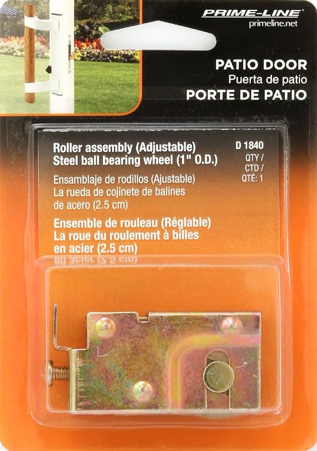 Prime-Line D 1840 1 In. Steel Ball Bearing Sliding Door Roller Assembly - Image 4