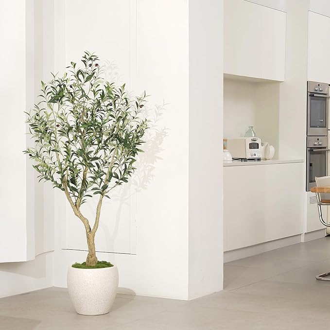 Olive Tree 5ft with Large Olive Branches and Lifelike Fruits | Olive Trees - Image 4