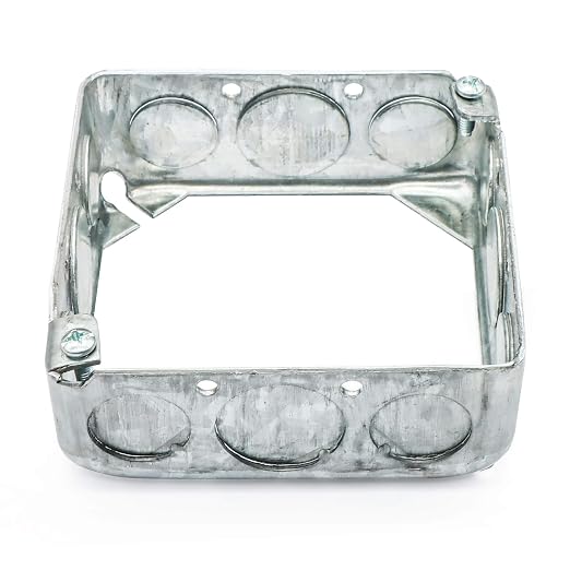 12 Packs Square Extension Ring, 1-1/2'' Deep, Electrical Box Extender, - Image 6