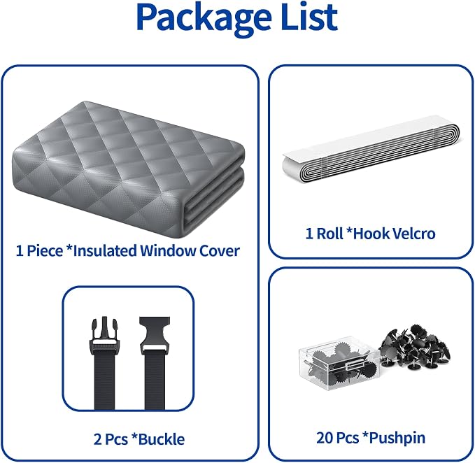 47 x 63 Inch Visible Window Flim Insulation - Image 7