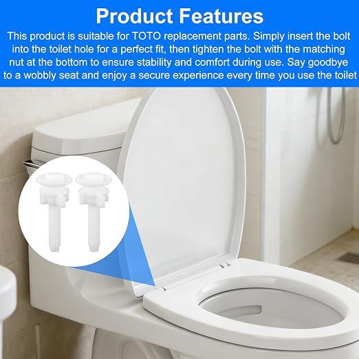 Toilet Seat Bolts Replacement Kit - Image 4