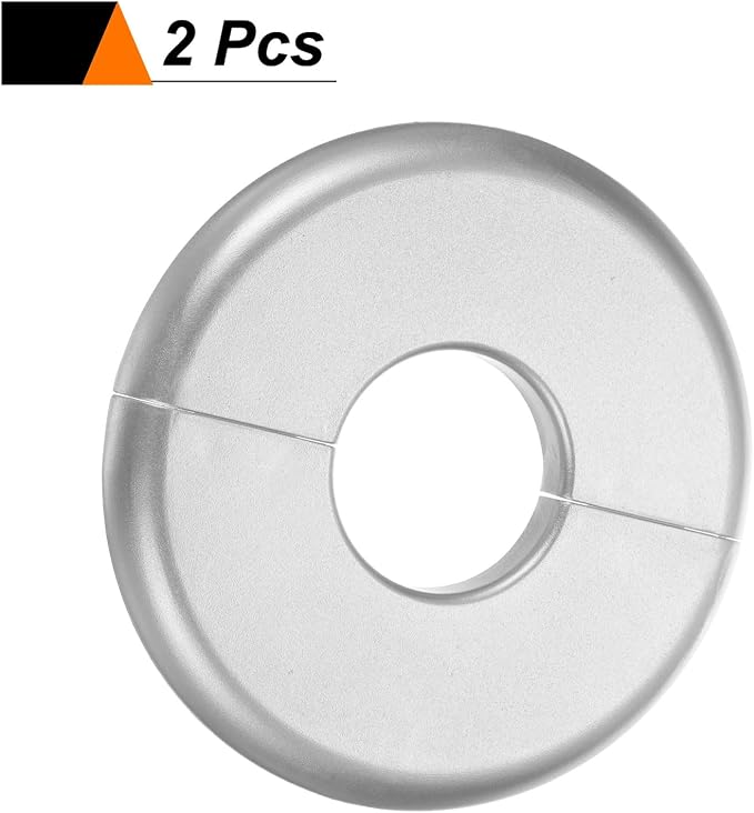 HARFINGTON 2pcs Wall Split Flange 26.5mm/1" Self-Adhesive Plumbing Cover Plates - Image 3