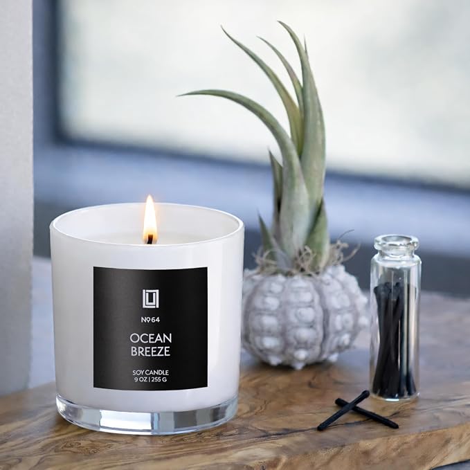 Lulu Candles Pineapple Evergreen Scented Soy Blend Jar Candle, 9 Oz. | Luxury - Image 5