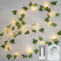 13.1FT 40LED Ivy Vine with Lights Battery Operated Copper Wire | Fairy Lights by SUDDUS