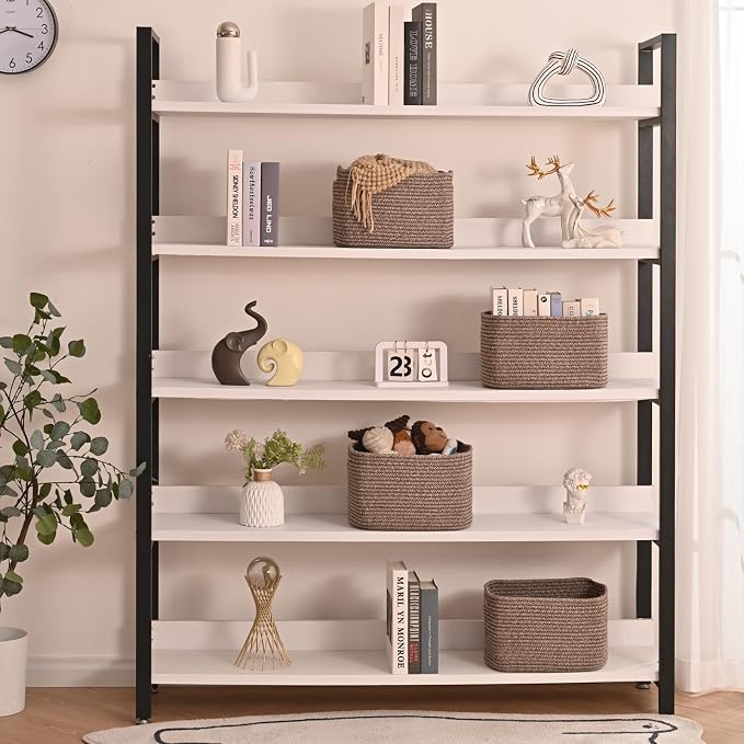 ICERZCZ Storage Baskets for Shelves Organizing, Woven Cotton Rope Baskets for - Image 2