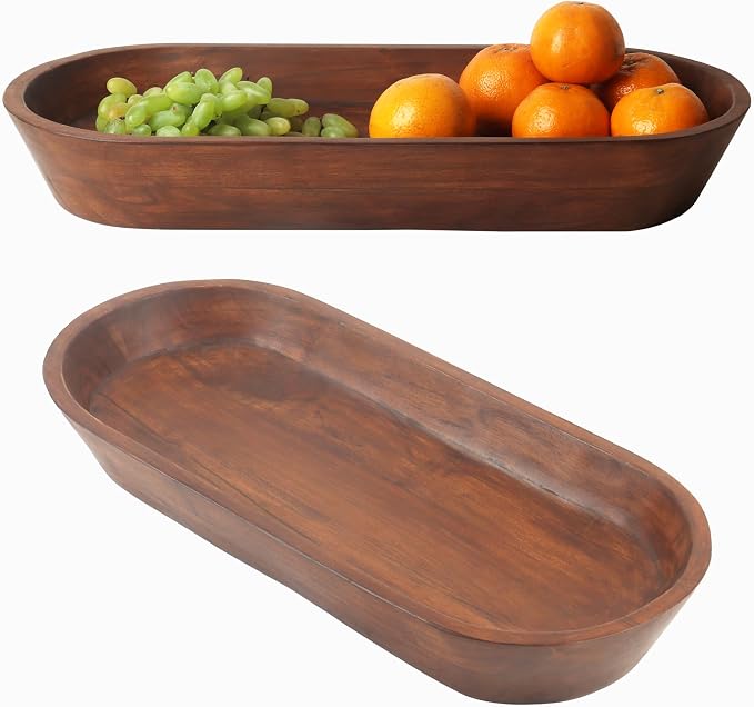Wooden Dough Bowl - Image 9