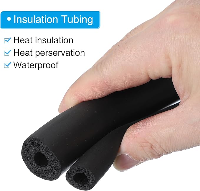 PATIKIL 5mm ID x 8mm OD x 1m Long Pipe Insulation Foam Tube, Pipe Cover Wrap - Image 3