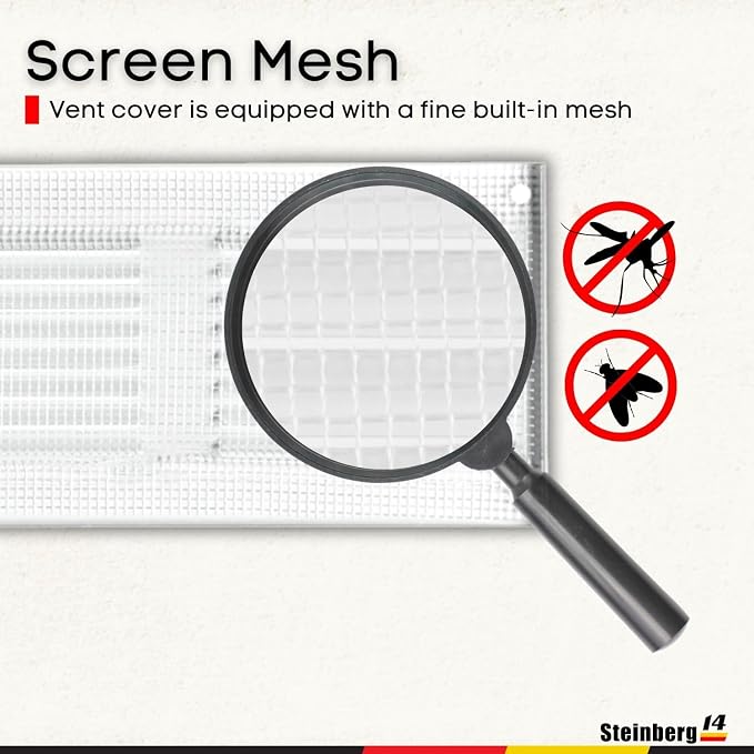 Steinberg14 White Vent Cover 18x2 - Image 3