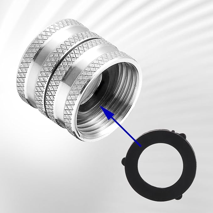 M MINGLE Garden Hose Adapter 3/4”, Male to Male, Female to Female, Stainless - Image 4