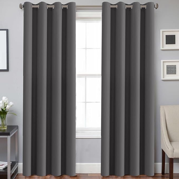 H.VERSAILTEX Blackout Window Treatment Curtains/Panels, Thermal Insulated Room by HVERSAILTEX