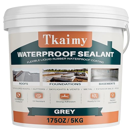 Tkaimy Polyurethane Waterproof Coating, Fix Leaks & Cracks | Multi Surface by Tkaimywoodfloorrepairkit