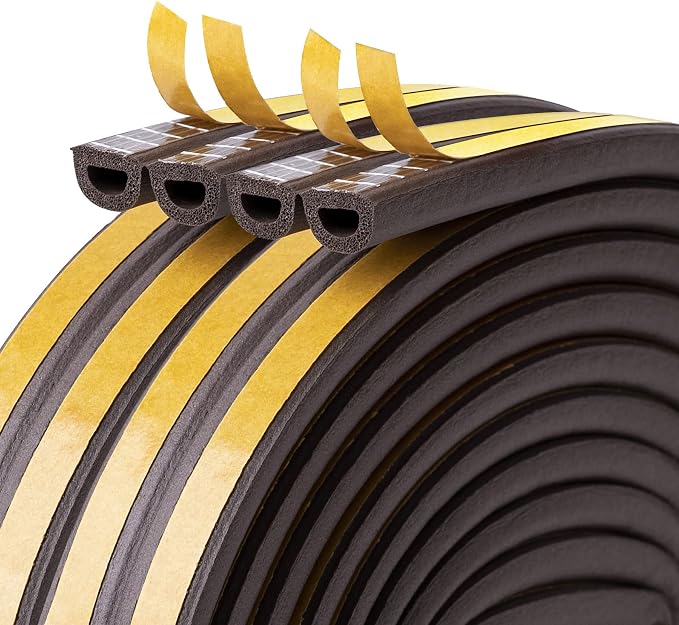 CloudBuyer Weather Stripping for Door, Insulation Weatherproof Doors and by CloudBuyer
