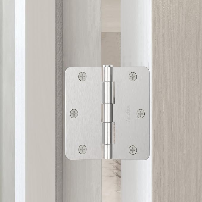 Door Hinges Brushed Nickel - Image 2